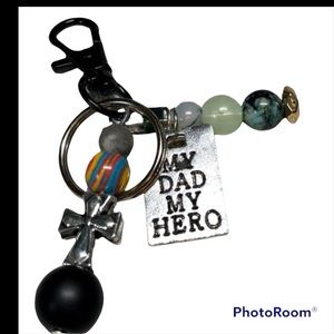 🦸‍♂️my DAD, my hero keychain